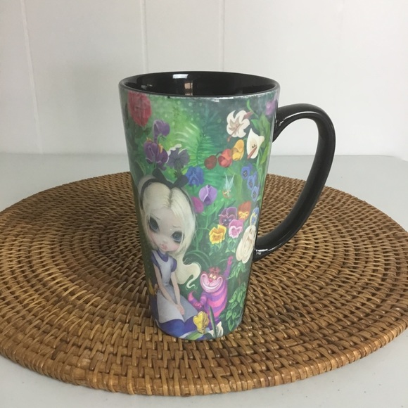 Disney Parks Alice In WonderLand Cup Mug Tall - Picture 1 of 3
